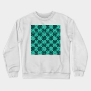 Bearberry Checkerboard (Teal) Crewneck Sweatshirt